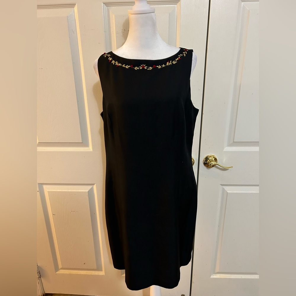Simple, elegant LBD from Petite Sophisticate, size 14.